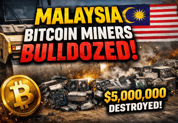 Malaysia Bulldozes Illegal Bitcoin Mining Rigs — Inside a $5M Crackdown | BrainRotLabs.fun