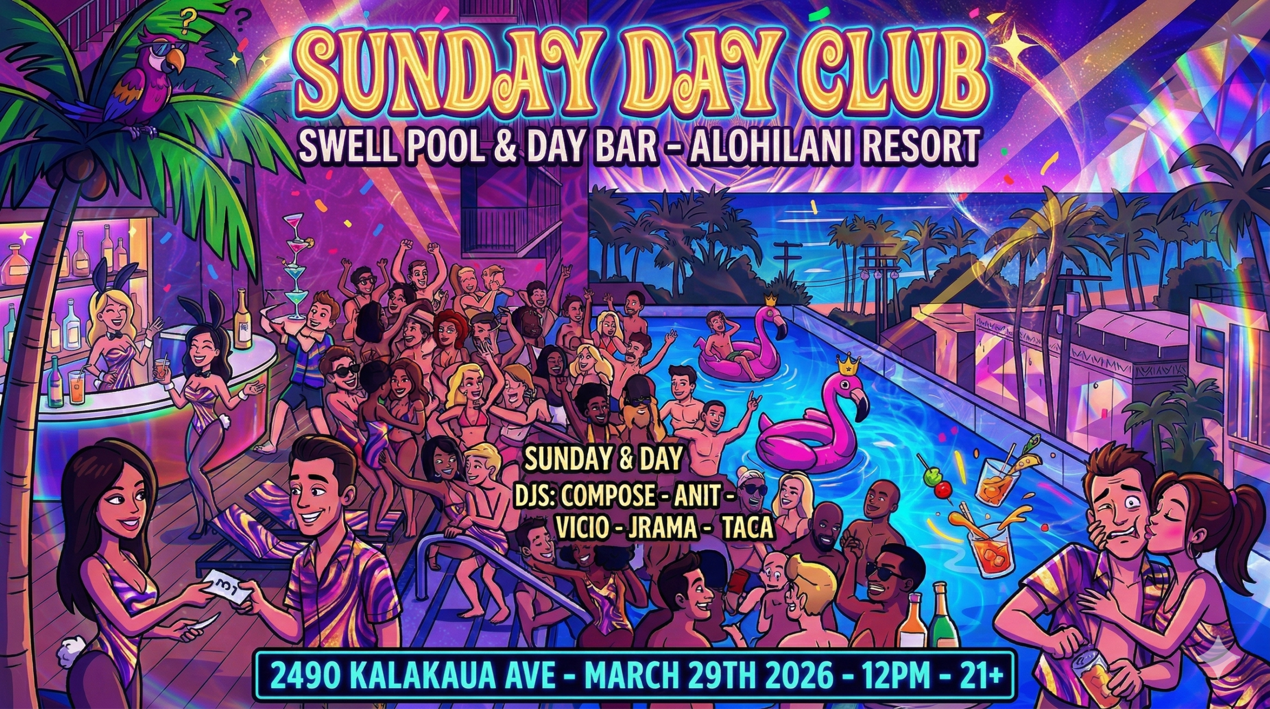 Swell Day Pool Party — BrainRotLabs