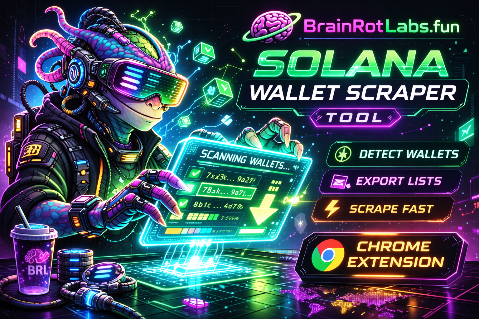 BrainRotLabs Wallet Analyzer Tool Preview