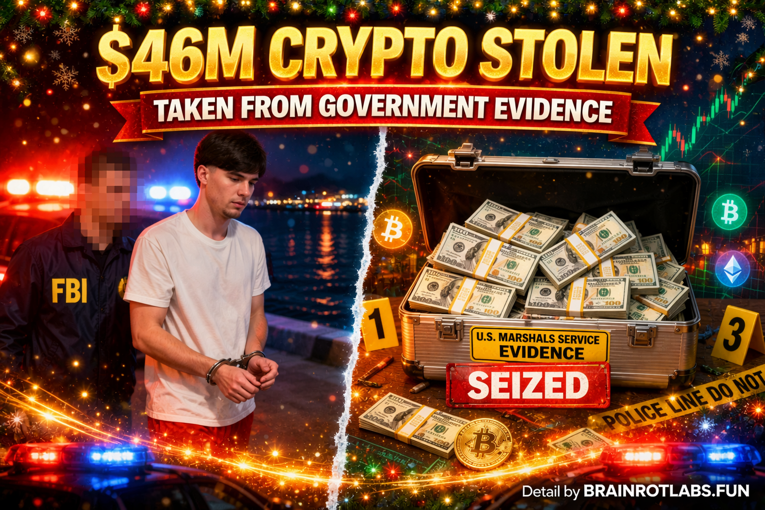 John Daghita arrested in connection with alleged $46M cryptocurrency theft from seized federal assets — investigation breakdown by BrainRotLabs.fun