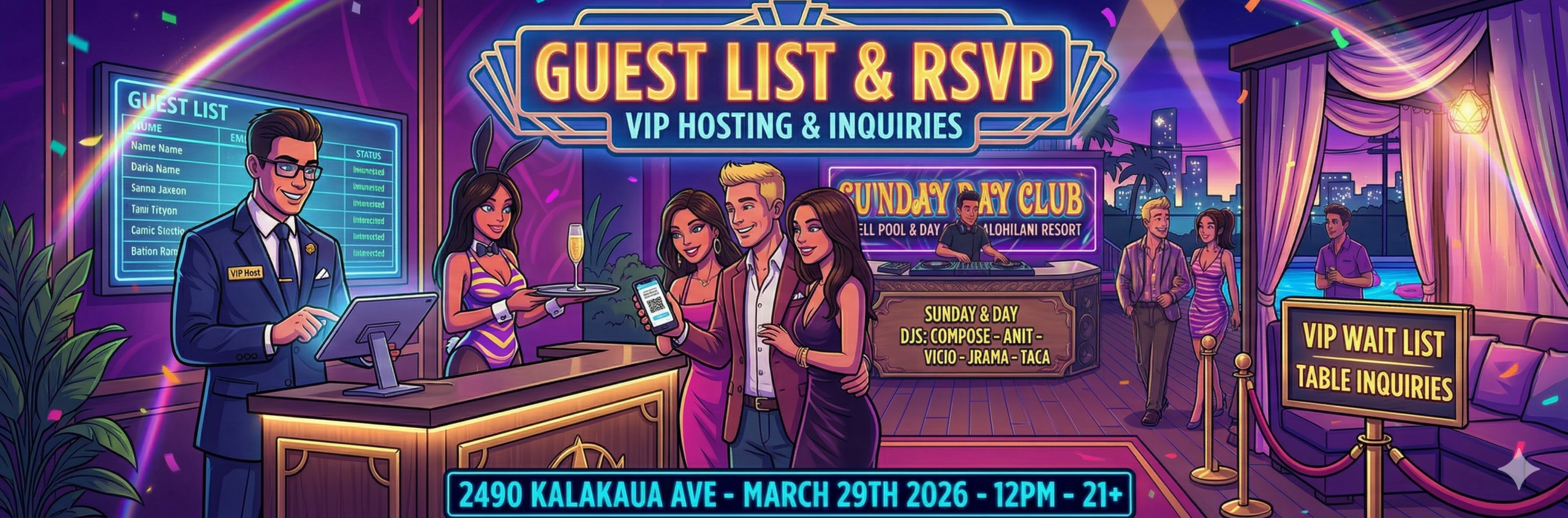 VIP Host Applications — Swell Day