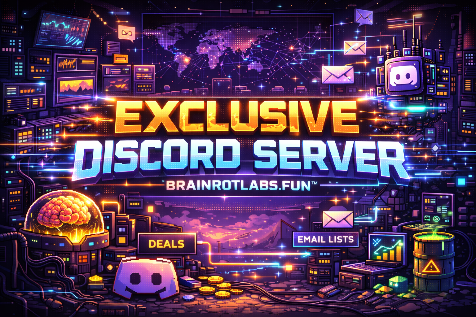 Exclusive Discord Server - crypto discord - Solana MEme Coin Discord - Solana Meme Coins - Solana Meme Coin CAlls - Collaboration Network - brainrotlabs.fun